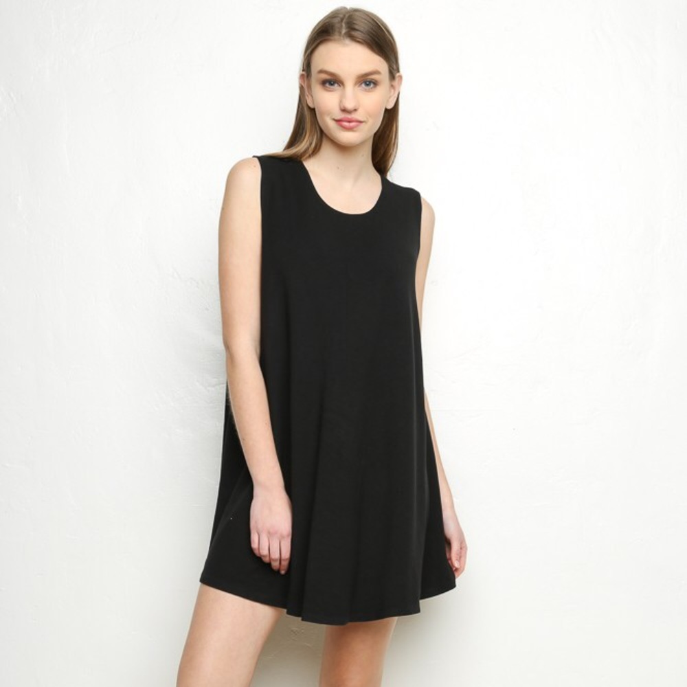 Brandy Melville Black Alena Dress
